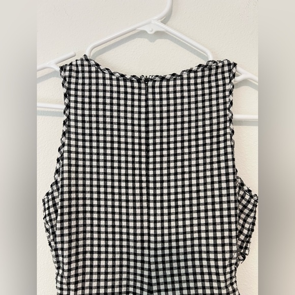 Zara Kids Textured Gingham Jumpsuit - Picture 5 of 10